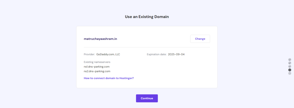 How to connect Godaddy Domain to Hostinger | Sahil Rawat